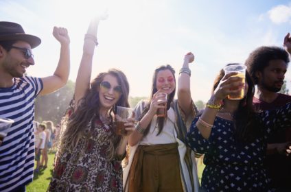 Summer time at the festival