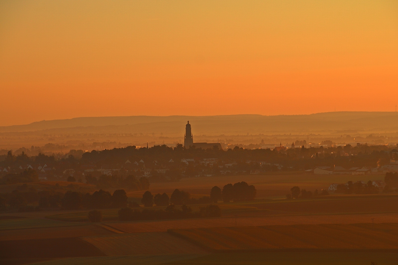 Nördlingen im Abendrot