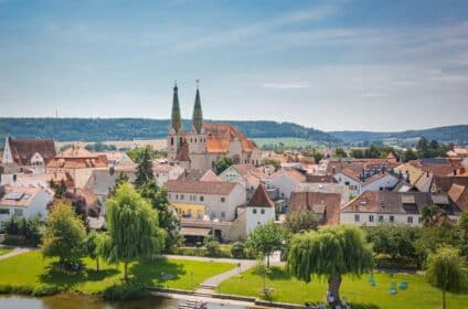 Drohnenaufnahme Stadt Beilngries, Sulzpark